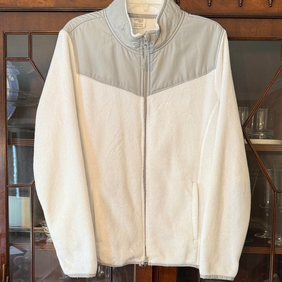 Danskin Now Light Gray and White Jacket - Picture 1 of 6
